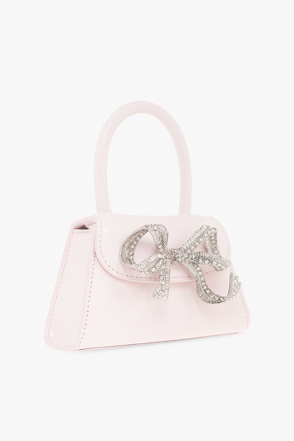 Pink 'The Bow Micro' handbag Self Portrait
